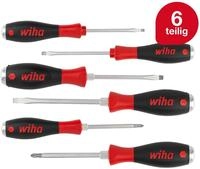 Wiha Schraubendreher Set Mit Schlagkappe Softfinish&reg; (21251) 6 Tlg. I