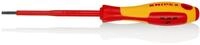 Knipex - 98 20 30 Schraubendreher F&uuml;r Schlitzschrauben Isolierender