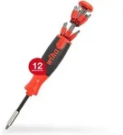 Wiha - Liftup 25 Schraubendreher Set 12-tlg. Mit Verstaubaren Bit Set (38600) I
