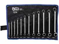Bgs Technic - Doppel-Ringschlüssel-Satz gekröpft sw 6 x 7 - 30 x 32 mm 12-tlg.