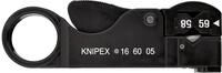 Knipex 16 60 05 Sb Abisolierwerkzeug F&uuml;r Koaxialkabel 105 Mm