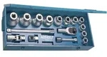 Steckschl&uuml;ssel Satz, Vierkant Hohl 25 Mm (1), Au&szlig;en-doppel-sechskant Profil,...
