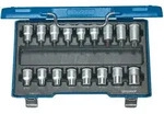 Steckschl&uuml;sselsatz Itx 19 Tx-017 17-teilig 1/2 &prime;&prime; T20 - T60/e10 - E24