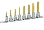 Steckschl&uuml;sseleinsatz Satz, Vierkant Hohl 10 Mm (3/8), Innen-sechskant Profil, 3 -