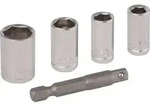 Steckschl&uuml;sseleinsatz-set 1/4' (6.3 Mm) 5teilig 2413000 - Wolfcraft
