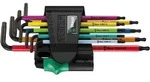 967/9 Tx Bo Multicolour 1 Sb Winkelschl&uuml;sselsatz, Blacklaser, 9-teilig - Wera