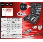 Steckschl&uuml;ssel-satz 1/4'+3/8'+1/2' 216-teilig Ks Tools