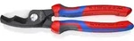 95 12 200 Kabelschere Doppelschneide Mehrko. Br&uuml;n. 200 Mm - Knipex