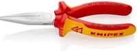 30 16 160 Vde Flachzange Gerade Chrom-vanadium Elektrostahl 160 Mm - Knipex