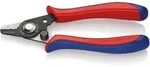 Knipex 12 82 130 Sb Abisolierzange F&uuml;r Glasfaserkabel Mit Kunststoff-griffh&uuml;llen