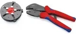 Knipex - Multicrimp 97 33 01 Crimpzange Unisolierte, Offene Steckverbinder, Isolierte