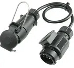 As-schwabe - Caravan Adapterkabel 7-polig Auf 13-polig 0,6m H05vv-f 7x1,0 Ip44