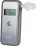 Ace Al7000 Alkoholtester Silber 0 Bis 4 &permil; Auswechselbarer Sensor, Inkl. Display