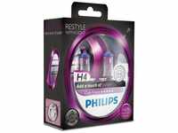 Philips - 2x H4 ColorVision Lila
