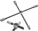 Bgs Technic - Lkw-radkreuz Faltbar Vierkant Sw 24 X 27 X 32 X 20 Mm (3/4')