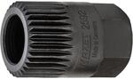 Keil(rippen)riemenscheibe-adapter 2592 Au&szlig;en-sechskant 17 Mm Vielzahn - Hazet