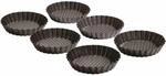 Tortelett Patisserie &Oslash;10cm Schwarz Set 6teilig