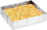 Gefu Backrahmen Uno, Backform, Kuchenrahmen, Tortenrahmen, Verstellbar, Extra Hoch,