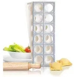 Gefu Raviolibrett, Maultaschenbrett, Nudelform F&uuml;r Teigtaschen, 3-teilig, 28440