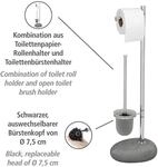 Stand Wc-garnitur Pebble Stone Grey - Wenko