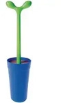 Alessi Merdolino Wc-b&uuml;rste Blau 48 Cm Originaldesign