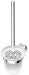 Ideal Standard B&uuml;rstengarnitur Iom A9119aa Aus Glas, Wandh&auml;ngend, Chrom