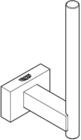 Grohe Essentials Cube - Reservepapierhalter, Verchromt 40623001