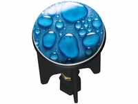 Waschbeckenstöpsel Pluggy® Drops, für alle handelsüblichen Abflüsse, Blau,