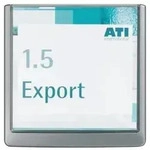 T&uuml;r-/infoschild B149xh148,5mm Sichtfenster Acrylglas R&uuml;ckenteil Abs Graphit