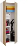 Holz Besenschrank Putzschrank Vandol K