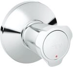 Costa Unterputzventil 19855001 Chrom, Markierung Rot, Mit Schubrosette - Grohe