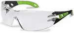 Uvex - Schutzbrille Pheos Exc. As Af Klar Schwarz/gr&uuml;n 9192.225