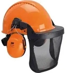 3m Waldarbeiterhelm Orange Mit Visier G3000m 3mo315c