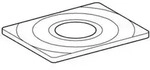 Grohe - Wc-bet&auml;tigung Surf 37063 156x197mm Mit Druckknopfbet&auml;tigung Chrom