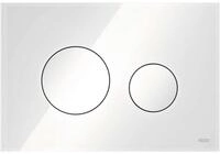 Tece - Loop - Wc-bet&auml;tigungsplatte, Glas Wei&szlig;/wei&szlig; 9240650
