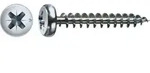 Spax - Universalschraube, 3 X 25 Mm, 1000 St&uuml;ck, Vollgewinde, Halbrundkopf,