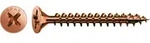 Universalschraube 5 X 60 Mm Senkkopf Kreuzschlitz Z Vollgewinde 4cut Br&uuml;niert C1a