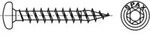 Spax - Edelstahlschraube, 5 X 40 Mm, 200 St&uuml;ck, Vollgewinde, Halbrundkopf, T-star