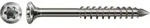 Spax - Fassade 4 X 45 Mm Linsensenkkopf T-star Plus Teilgewinde Cut-spitze Edelstahl