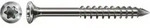 Spax - Fassade 4 X 40 Mm Linsensenkkopf T-star Plus Teilgewinde Cut-spitze Edelstahl