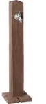 Garantia - Wood Wasserzapfs&auml;ule Darkwood Inkl. Chrom-auslaufhahn