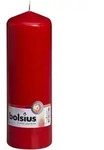 Stumpenkerze Rot, H&ouml;he 20 Cm, &Oslash; 6,8 Cm Kerze Dekokerzen - Bolsius