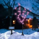 Esotec - Solar Led-bl&uuml;tenstrauch Mit 36 Led-bl&uuml;ten Gartenlichter Firefly Outdoor