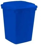 Graf Mehrzweck-beh&auml;lter Eckig 90 Liter Blau