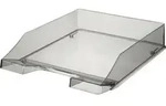 Han - Briefablage Klassik Din A4 Din C4 Polystyrol Farbe: Grau Transparent
