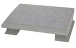 Maul - Fu&szlig;st&uuml;tze Pro 45 X 39 Cm (b X T) Kunststoff Grau/grau Meliert