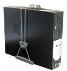 Ergotron Universal Cpu Holder Tischmontierte Cpu-halterung Grau