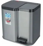 Duo Pedalbin 21l Sortierbeh&auml;lter, Grau - Curver