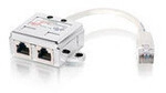Adapter Rj45 Cat5e Adapter 1 Stecker Auf 2 Buchsen