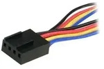 Startech.com 30cm Y-kabel F&uuml;r L&uuml;fter - 4 Pin Pwm Splitter Kabel Bu/st